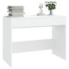vidaXL Bureau Blanc 101x50x76,5 cm Aggloméré