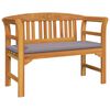 vidaXL Banc rose Naturel 114 x 46 x 82,5 cm Bois d'Acacia Massif