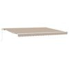 vidaXL Auvent Beige 450 x 350 x 165 cm Polyester