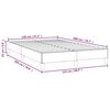vidaXL Cadre de lit sans matelas noir 120x200 cm similicuir