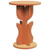 vidaXL Table basse Brun cire 39,5 x 39,5 x 53,5 cm Bois massif en pin