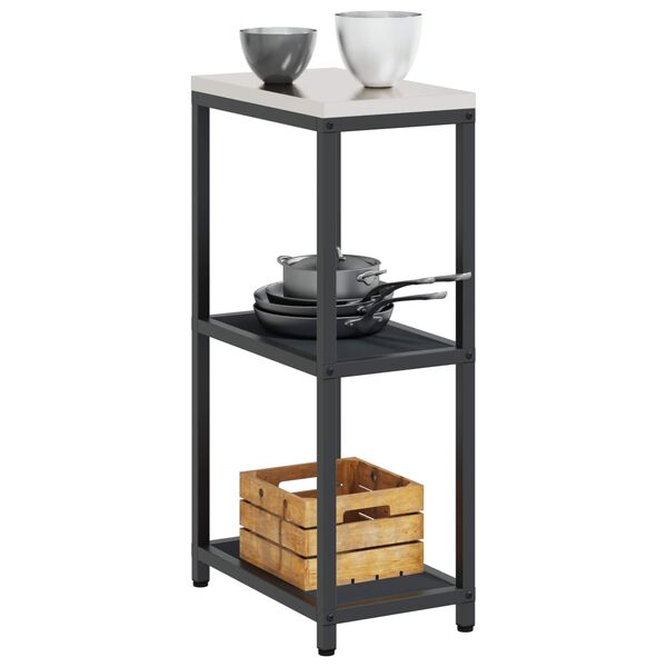 vidaXL Rangement de cuisine Anthracite 60 x 50 x 92 cm Acier