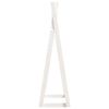 vidaXL Porte-vêtements Blanc 100x45x150 cm Bois de pin massif