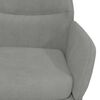 vidaXL Chaise de relaxation Gris clair Velours