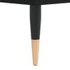 vidaXL Table basse Noir 90x50x36,5 cm Bois d'ingénierie