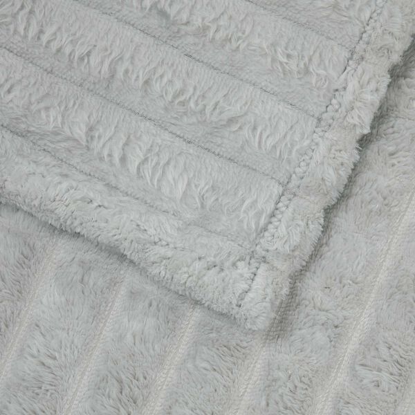 vidaXL Jet&eacute; Gris 200 x 150 cm Toison