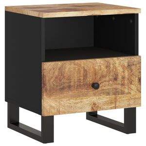 vidaXL Table de chevet Bois de manguier solide et bois d'ing&eacute;nierie