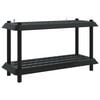 vidaXL Unit&eacute; de rangement 2 niveaux 100 x 40 x 55,5 cm PP Anthracite
