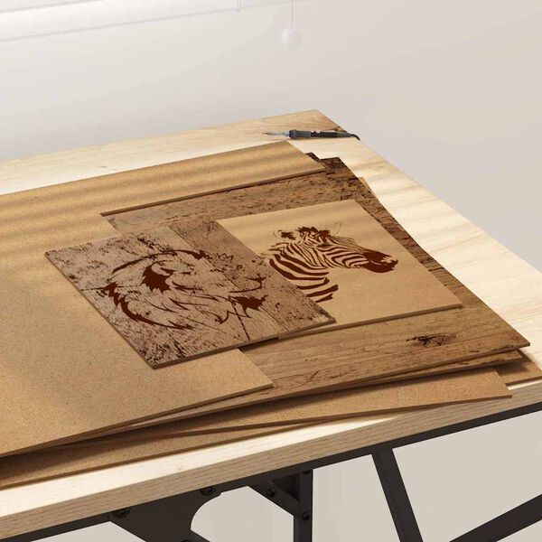 vidaXL Panneaux d&eacute;coratifs 50 pcs Bois ancien 40 x 60 x 0,27 cm