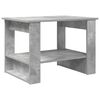 vidaXL Table basse Gris b&eacute;ton 72 x 50 x 50 cm Bois d'ing&eacute;nierie