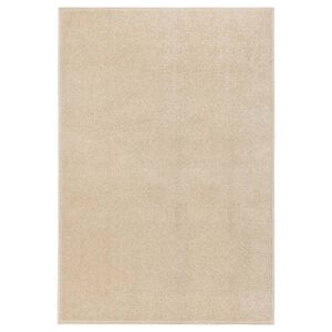 vidaXL Tapis &agrave; poils courts 160x230 cm Beige