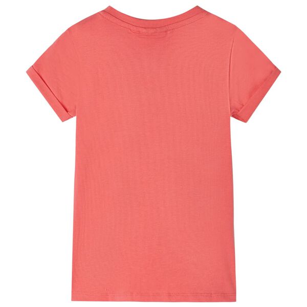 T-shirt pour enfants corail 140