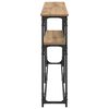 vidaXL TableConsole Ch&ecirc;ne artisanal 145 x 22,5 x 75 cm