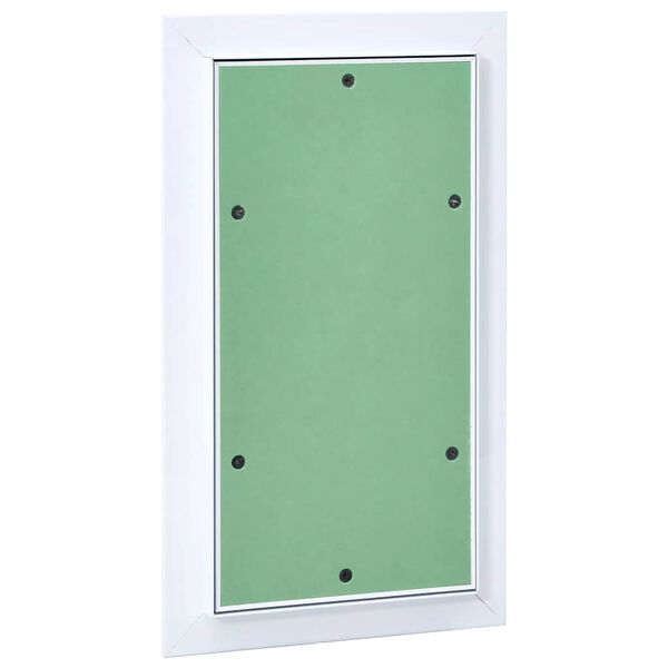 vidaXL Panneau d'Acc&egrave;s Vert et Argent 30 x 55 cm Aluminium et Pl&acirc;tre