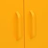 vidaXL Armoire de rangement Jaune moutarde 80x35x101,5 cm Acier
