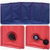 vidaXL Piscine de nage pliable pour chien Rouge et bleu PVC