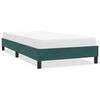 vidaXL Cadre de lit sans matelas vert foncé 80x220 cm velours