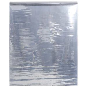 vidaXL Film solaire &agrave; effet r&eacute;fl&eacute;chissant statique argent&eacute; 60x2000 cm