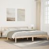 vidaXL Cadre de lit extra long sans matelas 180x220 cm bois massif pin