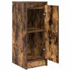 vidaXL Buffet chêne fumé 29,5x34x76 cm bois d'ingénierie