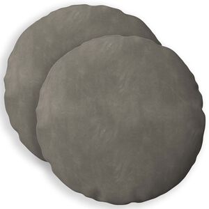 vidaXL Coussin avec oreiller HEERLEN 2 pi&egrave;ces Gris clair Velours