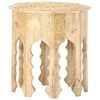 vidaXL Table d'appoint &Oslash;48 cm Bois de manguier massif