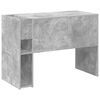 vidaXL Bureau Gris b&eacute;ton 109 x 50 x 78 cm Bois d'ing&eacute;nierie