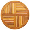 vidaXL Dessus de table Ø70x2 cm rond bois massif d'acacia