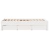 vidaXL Cadre de lit sans matelas avec tiroirs 75x190 cm bois de pin