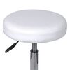 vidaXL Tabouret de bureau Blanc