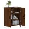vidaXL Buffet ch&ecirc;ne marron 69,5x34x90 cm bois d'ing&eacute;nierie