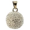 Babylonia Pendentif Bola et pierres scintillantes argent&eacute; BOLA 1 VG600