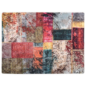 vidaXL Tapis lavable multicolore 400x300 cm antid&eacute;rapant