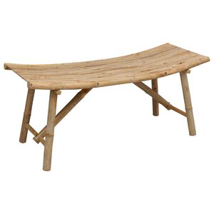 vidaXL Banc de jardin 110 x 45 x 50 cm Bambou Naturel Rectangulaire