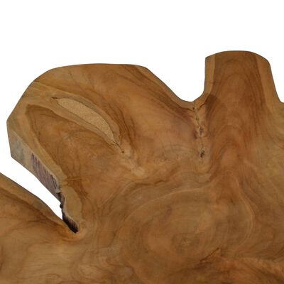 vidaXL Table basse (60-70)x45 cm Bois de teck