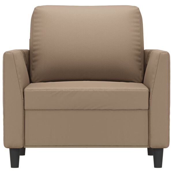 vidaXL Fauteuil Cappuccino 60 cm Similicuir
