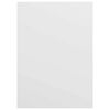 vidaXL Panneaux d&eacute;coratifs 50 pcs Blanc 15 x 21 x 0,27 cm