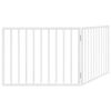 vidaXL Barri&egrave;re pour chien pliable &agrave; 2 panneaux Blanc 160 cm Bois de peuplier