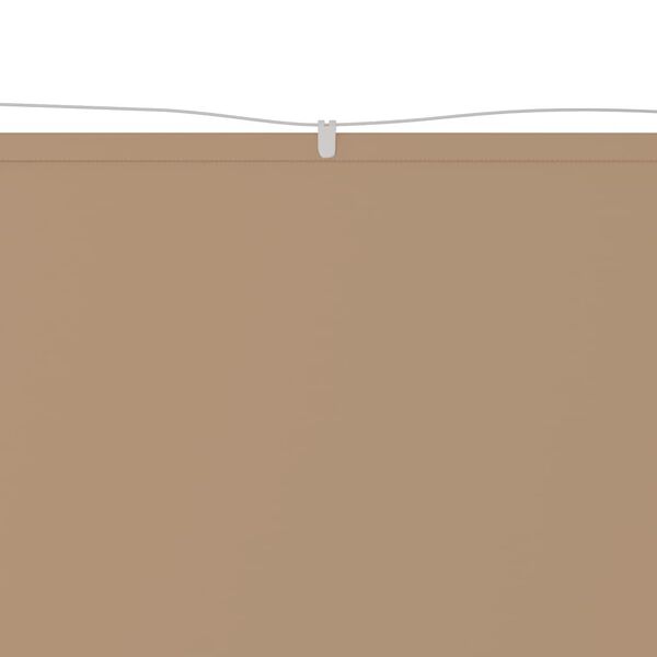 vidaXL Auvent vertical Taupe 140x800 cm Tissu oxford