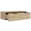 vidaXL Armoires murales 2pcs Chêne sonoma 68x30x20cm Bois d'ingénierie