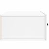 vidaXL Tables de chevet murales 2 pcs blanc 35x35x20 cm