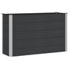 vidaXL Jardini&egrave;re sur&eacute;lev&eacute;e Noir 150 x 50 x 91 cm alu.