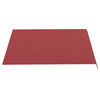 vidaXL Tissu de remplacement pour auvent Bordeaux rouge 3x2,5 m