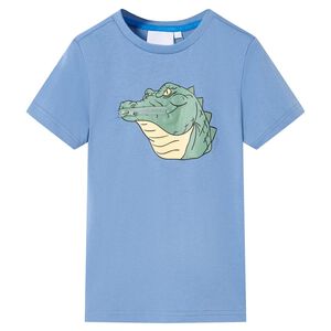 T-shirt pour enfants bleu moyen 128