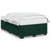 vidaXL Cadre de lit sans matelas vert fonc&eacute; 120x190 cm velours