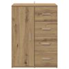 vidaXL Buffet Chêne artisanal 59 x 39 x 80 cm Bois d'ingénierie
