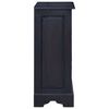 vidaXL Commode Caf&eacute; noir clair Bois d'acajou massif