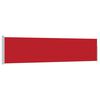 vidaXL Auvent lat&eacute;ral r&eacute;tractable de patio 120x500 cm Rouge