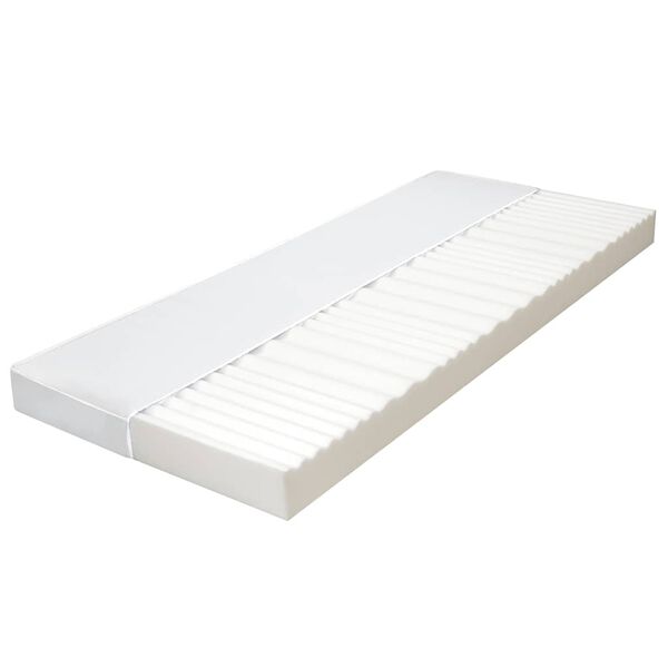 vidaXL Matelas 180 x 200 cm 7 zones Mousse PU 10 cm H2 H3