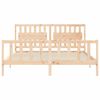 vidaXL Cadre de lit sans matelas bois massif de pin